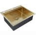 Кухонная мойка 59х51 Paulmark Brim-Pro PM705951-BG брашированное золото 